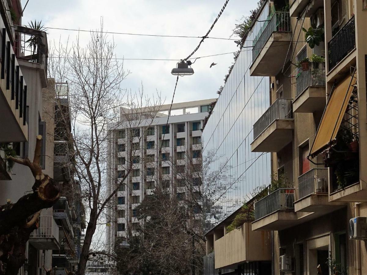 Chic Central Apartment In Evangelismos Metro Station Athen Exterior foto